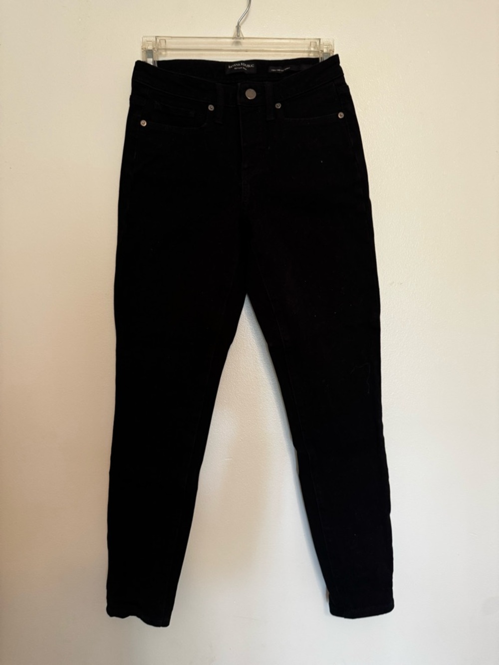 Banana Republic Black Skinny High-Rise Jeans